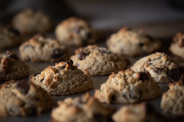 some baked cookies