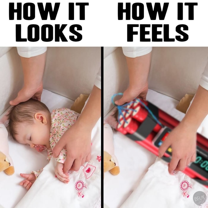 a meme about waking your child up
