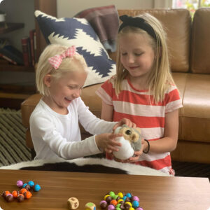 Children playing a game