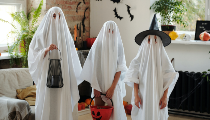 Classic Ghost Halloween Costumes for Kids