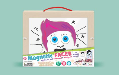 Magnetic Faces - Fun Wooden Shapes