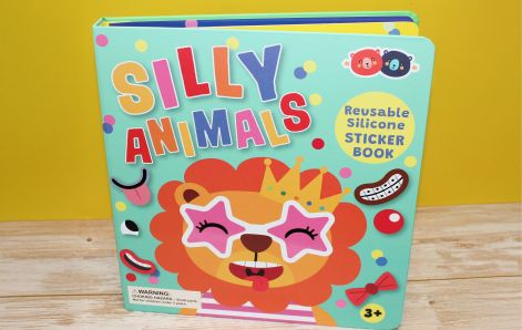 Silly Animals - Silicone Sticker Book